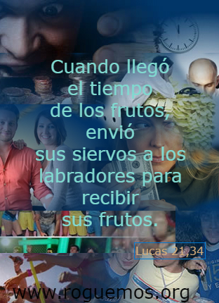 Lucas 21,34-36 - Cuando llegó el tiempo - Roguemos al Señor