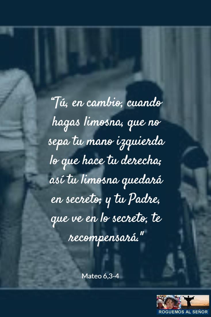 Mateo 6,16.1618 que no sepa tu mano izquierda Roguemos al Señor