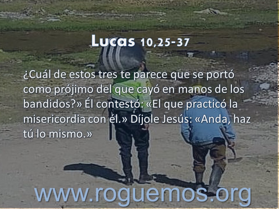 Lucas 10,25-37 – haz tú lo mismo - Roguemos al Señor